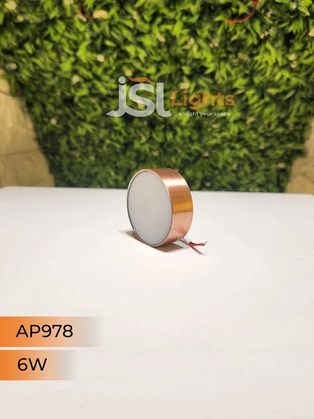 APRA AP978 6W Round Surface Diffuser Panel Light - 6W, 4000K, CP