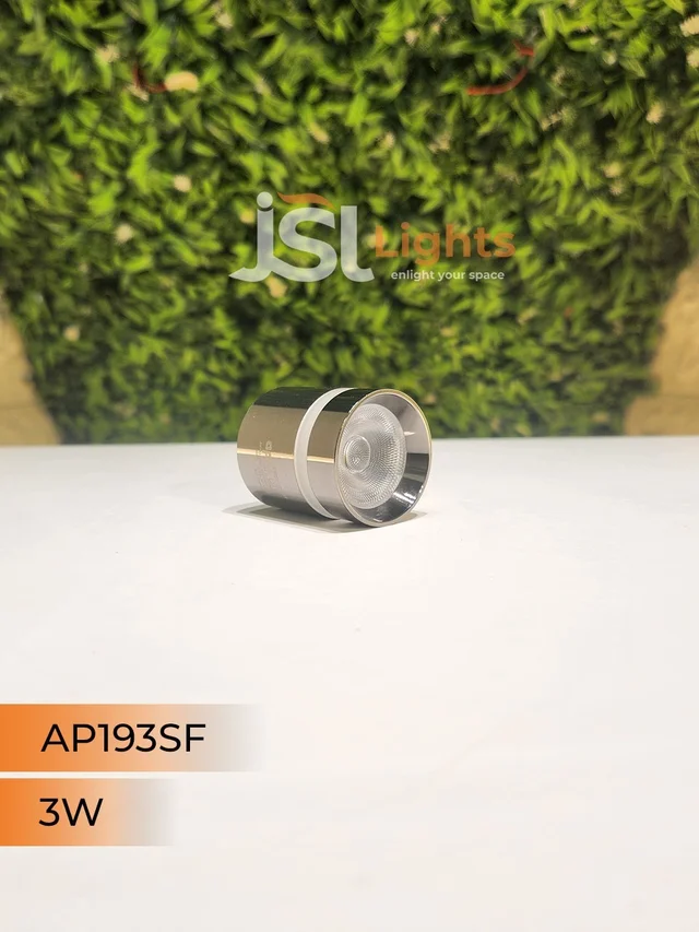 APRA AP193 3W Round RG Surface Cylinder Light - 3W, 4000K, PB