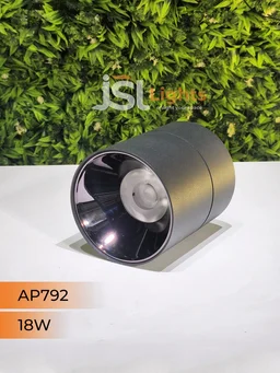 APRA AP792 18W Round Surface Cylindrical Light - 18W, 3000K