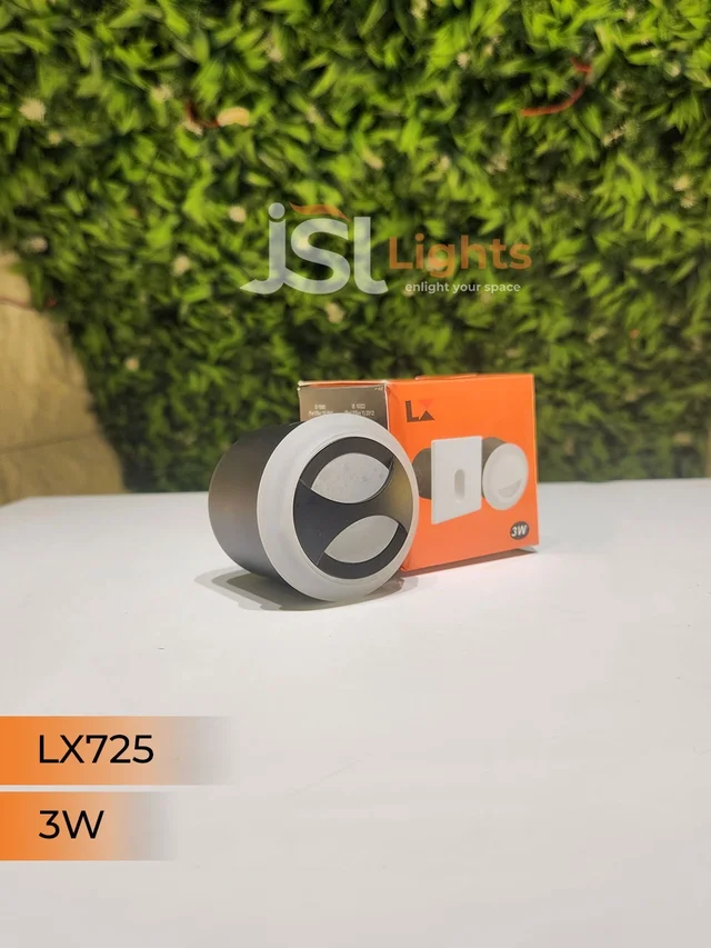 LX725 3W Led Foot Light - Black