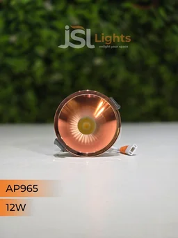 APRA 965 12W RG Round Deep Recessed COB Downlight - 12W, 4000K, RG