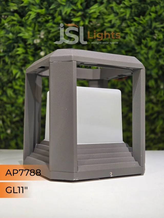 JSL 7788 11 Inches Outdoor Pillar Post Gate Light - Gate Light 11"