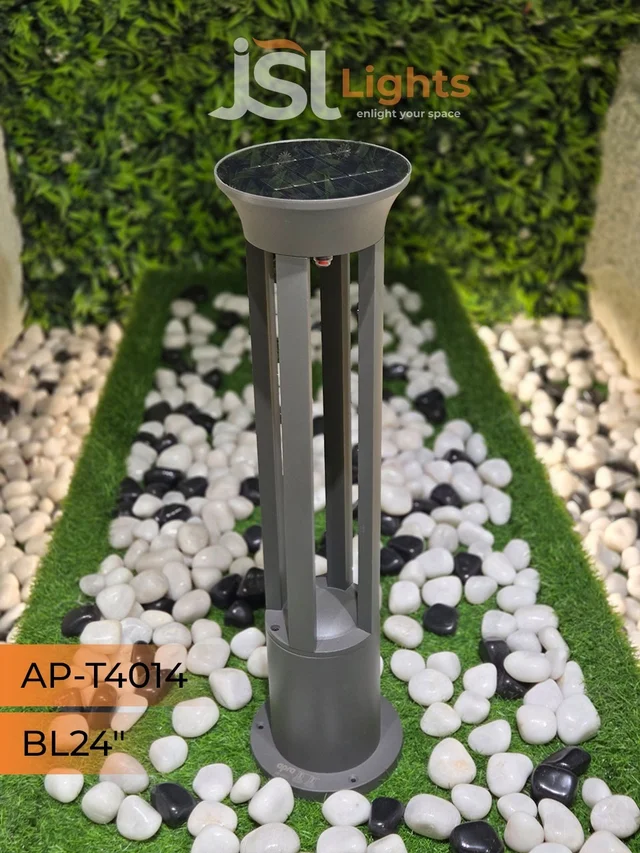 APRA 6W T- 4014 24" RD Outdoor Solar Led Light