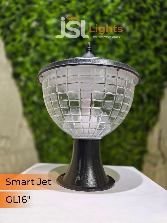 JSL APRA 24W Smart Jet 16 Inches Outdoor Unbreakable Polycarbonate Gate Light