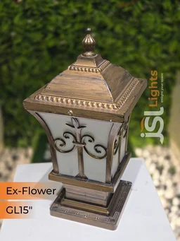 JSL Express 12W Flower 15 Inches Outer door Gate Light