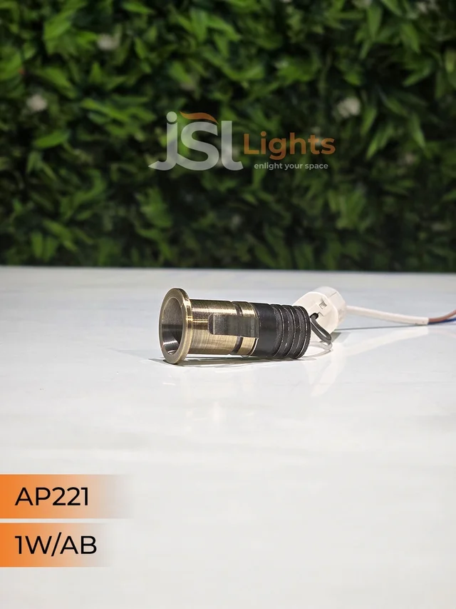 APRA 221 1W Black AB Deep Recessed COB Downlight - WW, BK AB