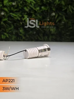 APRA 221 3W White Deep Recessed COB Downlight -