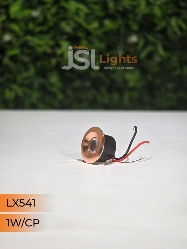 LX 541 1W Black RG Deep Recessed COB Downlight - 1W