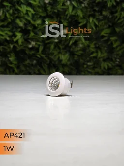 APRA 421 3W White Deep Recessed COB Downlight - 1W, 4000K