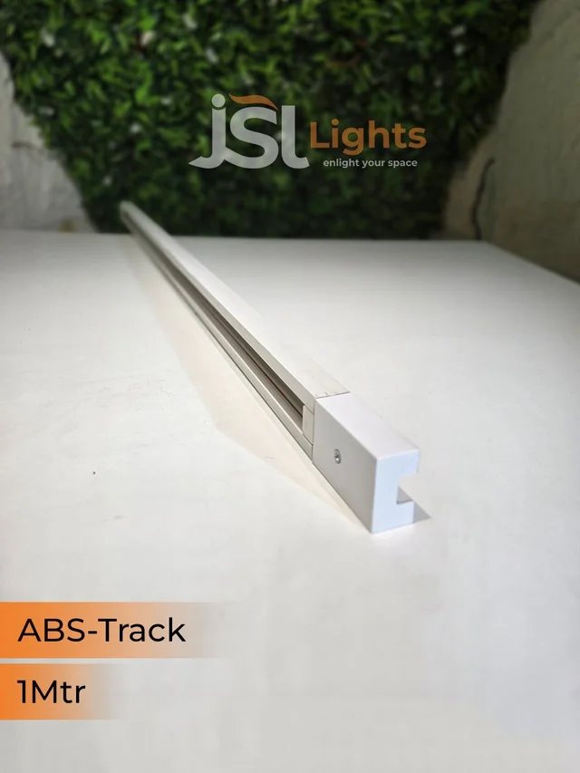 APRA 1M ABS Black Ceiling Track Channel - 1M, White