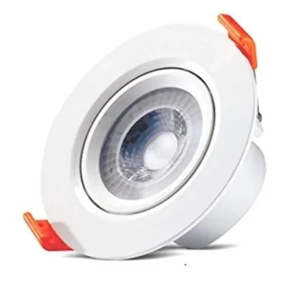 JSL LIGHT JSL Lights Concealed LED Ceiling Light 7W with PVC Body | 3 Inch Cutout, 4 Inch Outer Size, 2 Year Warranty - 4000K