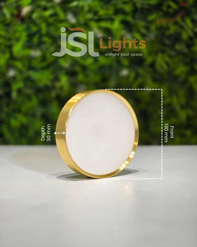LX 787 12W Round Surface Diffuser Panel Light - 12W, 4000K, GD