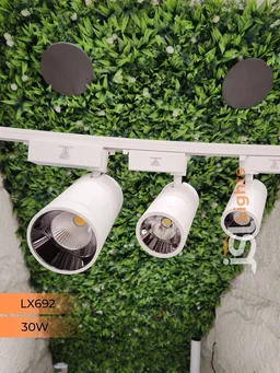 LX 692 30W LED Track Spotlight White Body - 30W, 4000K, White