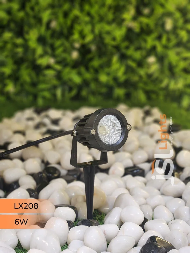 LX 208 6W LED Spike Garden Spot Light - 6W, GR