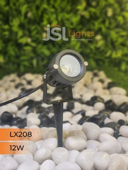 LX 208 12W LED Spike Garden Spot Light - 12W, RGB