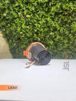 LX 341 12W Black RG Deep Recessed COB Downlight - 12W, 3000K