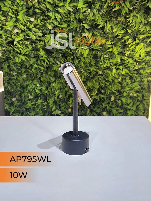 APRA AP795 6W Black RG Surface Wall Cob Focus Light - 10W, 3000K, Black PB