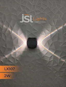 LX 107 2W 4Way Wall Decorative Light UP Down Wall Light - 2W