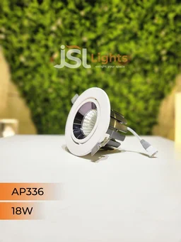 APRA AP 336 18W Round Deep Recessed COB Downlight - 18W, 6000K