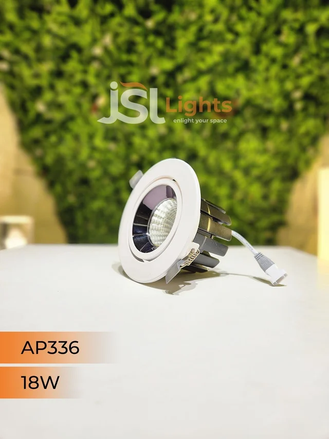 APRA AP 336 18W Round Deep Recessed COB Downlight - 18W, 6000K