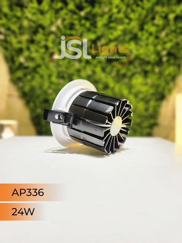 APRA AP 336 24W Round Deep Recessed COB Downlight - 24W, 6000K