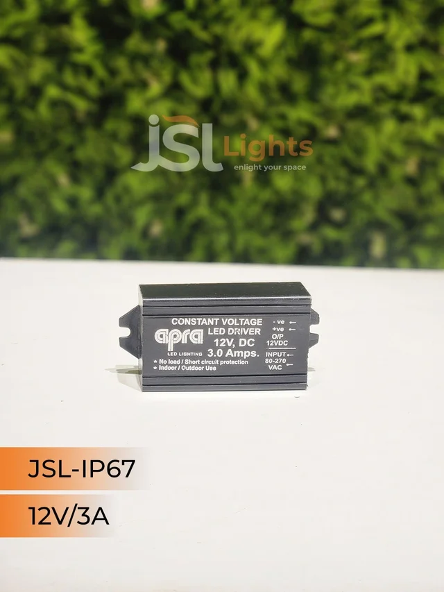 JSL 12V IP67 Led Strip Constant Current Driver - 3Amp