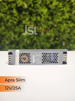 APRA 300W Slim 12V Led Strip Constant Current Driver - 300W/25AM