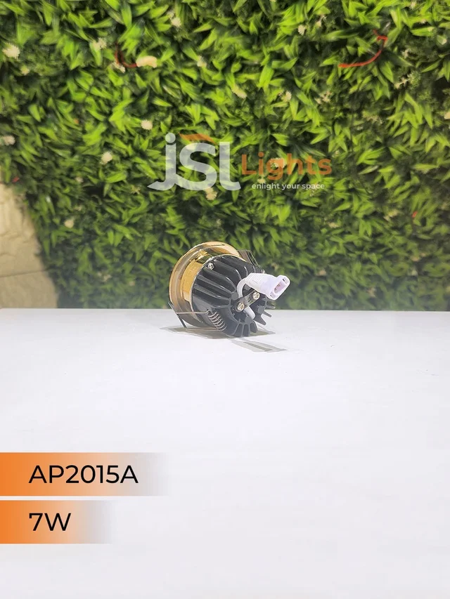 APRA AP 2015A 7W Champagne Gold Recessed COB Downlight - 7W, 3000K