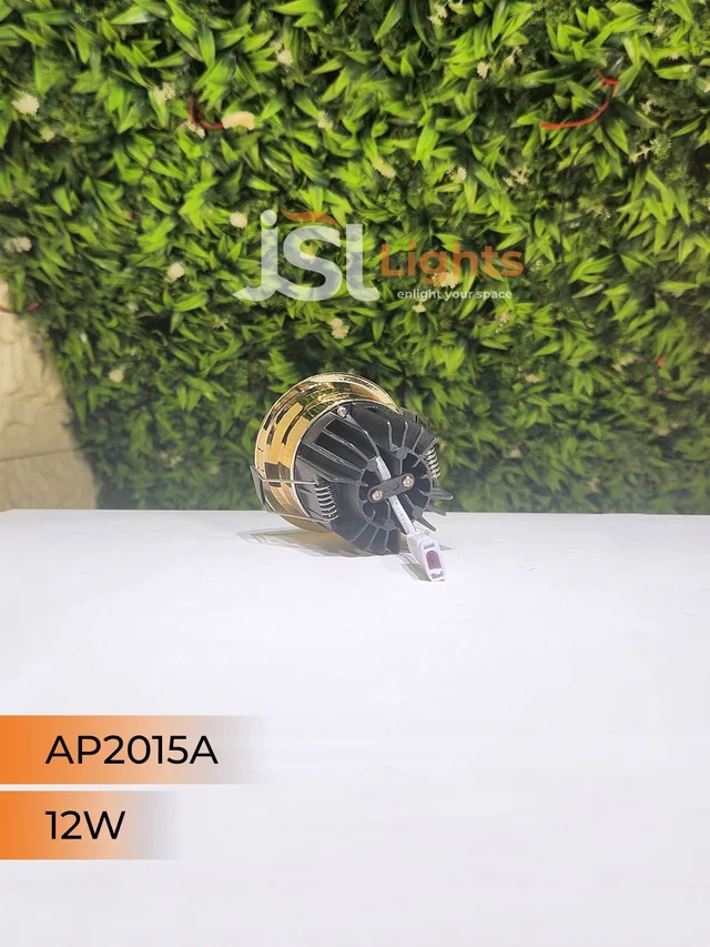 APRA AP 2015A 12W Champagne Gold Recessed COB Downlight - 12W, 3000K