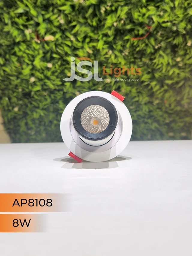 APRA AP8108 8W Deep Recessed COB Pop Up Downlight - 8W, 4000K, White