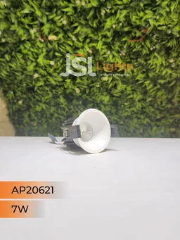 APRA 20621 7W Recessed COB Downlight – Premium Quality LED with Philips Driver" - 7W, 3000K, White