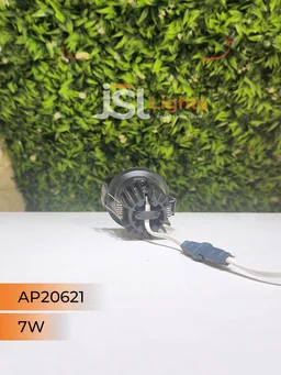 APRA 20621 7W Recessed COB Downlight – Premium Quality LED with Philips Driver" - 7W, 4000K, Black