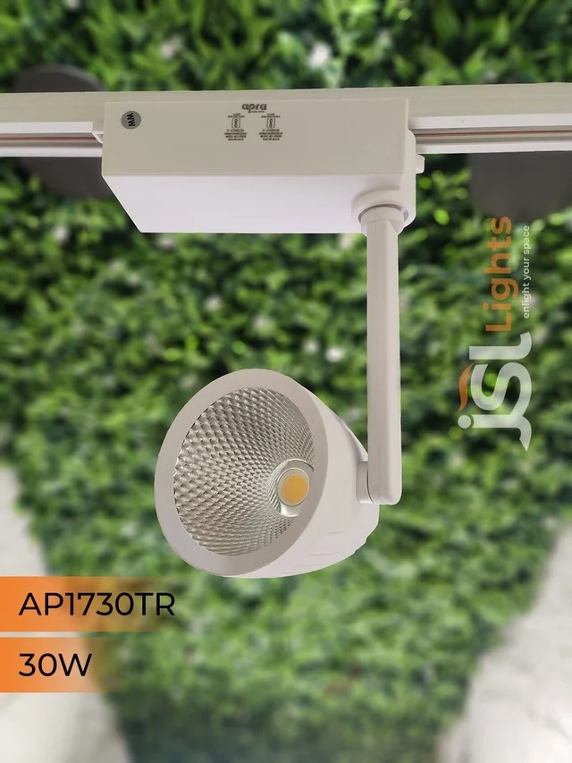 APRA 1730 30W LED Track Spotlight White Body - 6000K, White