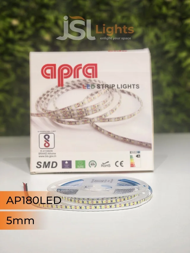 APRA 12V 2835 180Led 5mm Strip Light 5Mt Pack - 180LED, CW