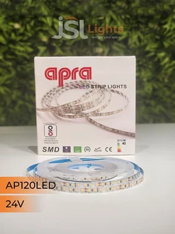 APRA 24V 2835 120Led Strip Light 5Mt Pack - 120LED, CW