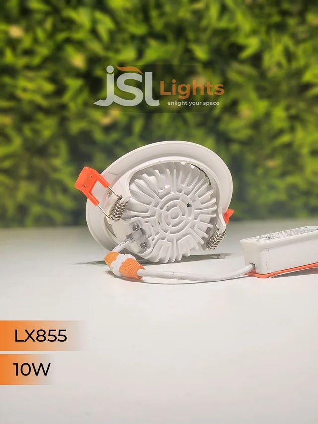 LX 855 10W Round Deep Recessed COB Downlight - 10W, 4000K