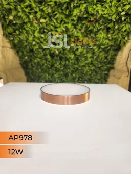 APRA AP978 12W Round Surface Diffuser Panel Light - 12W, 4000K, CP
