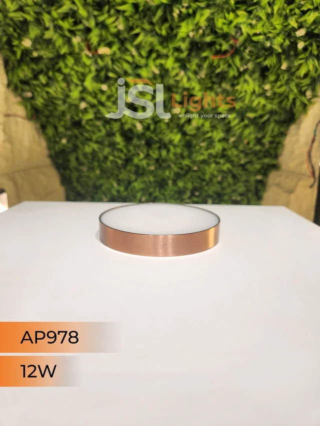 APRA AP978 12W Round Surface Diffuser Panel Light - 12W, 4000K, CP