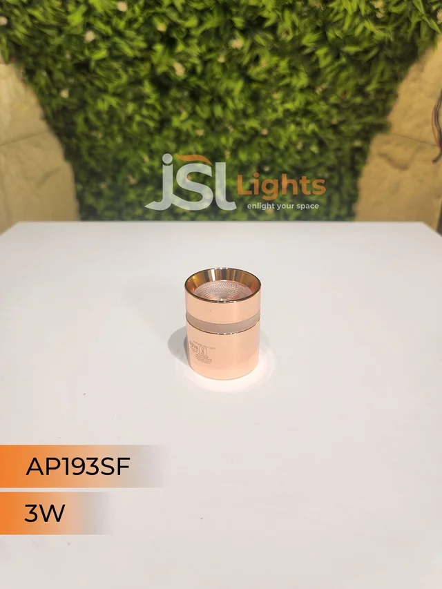 APRA AP193 3W Round RG Surface Cylinder Light - 3W, 4000K, RG