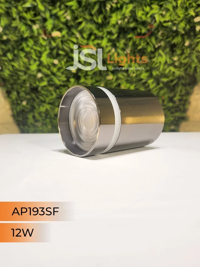 APRA AP193 12W Round RG Surface Cylinder Light - 12W, 4000K, PB