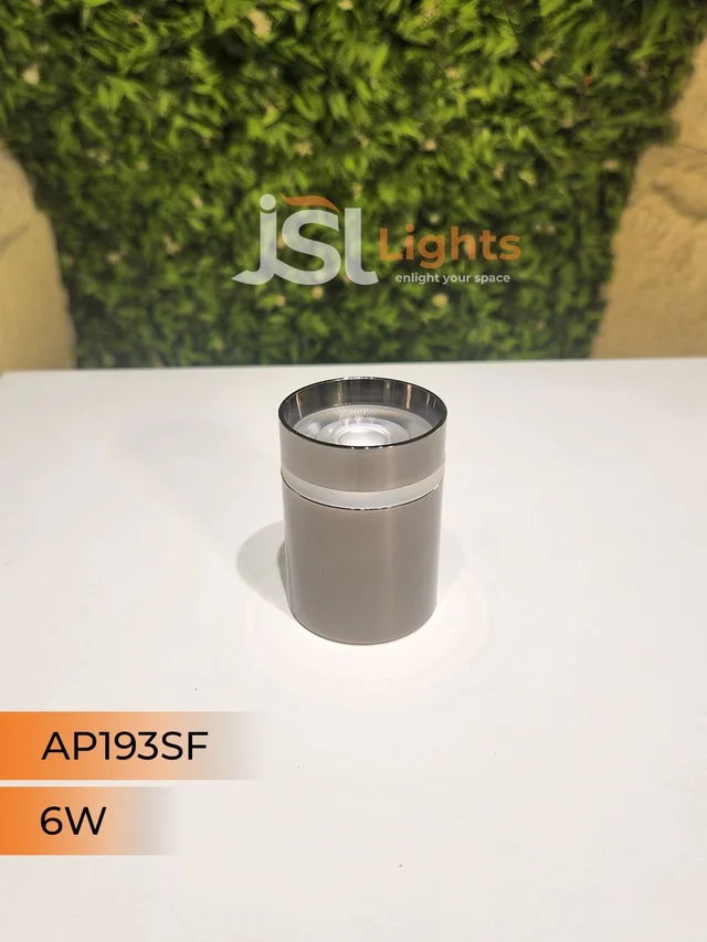 APRA AP193 6W Round RG Surface Cylinder Light - 6W, 3000K, PB
