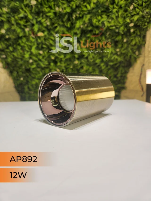 APRA AP892 12W Round AB Surface Cylinder Light - 12W, 4000K, AB