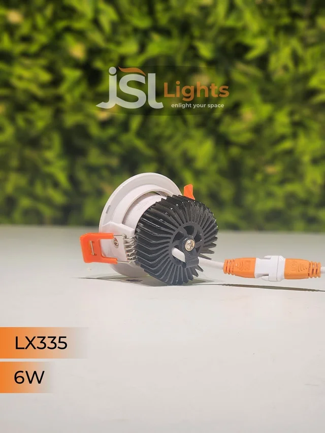 LX LX 335 50W COB Downlight for Saree, Cloth & Car Showrooms | Double Height Commercial LED | India - 6W, 4000K