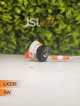LX LX 335 50W COB Downlight for Saree, Cloth & Car Showrooms | Double Height Commercial LED | India - 3W, 6000K