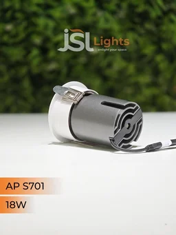 JSL LIGHTS JSL 701 COB Pull-Out Ceiling Spotlight 12W/18W | Anti-Glare Deep Recessed Design | Philips/Fulham LED Driver | 2-Year Warranty - 18W, 3000K