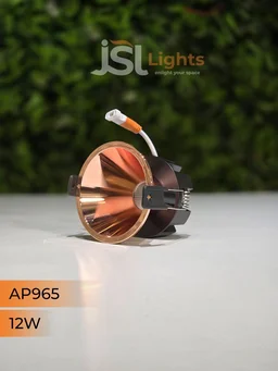 APRA 965 12W RG Round Deep Recessed COB Downlight - 12W, 3000K, RG