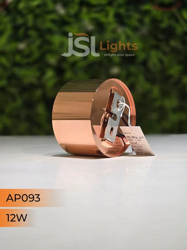 APRA 093 12W RG Round Surface Cylindrical Light - 12W, 3000K