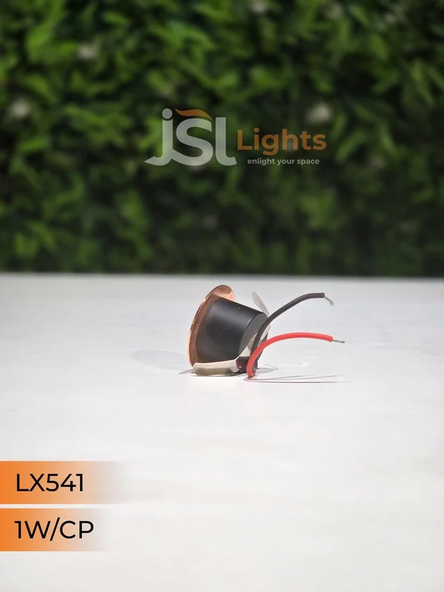 LX 541 1W Black RG Deep Recessed COB Downlight - 1W