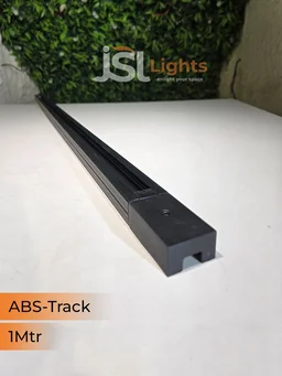 APRA 1M ABS Black Ceiling Track Channel - 1M, Black
