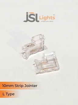 JSL APRA 10 mm Led Strip Jointer (20 Pcs Packing) - L Jointer